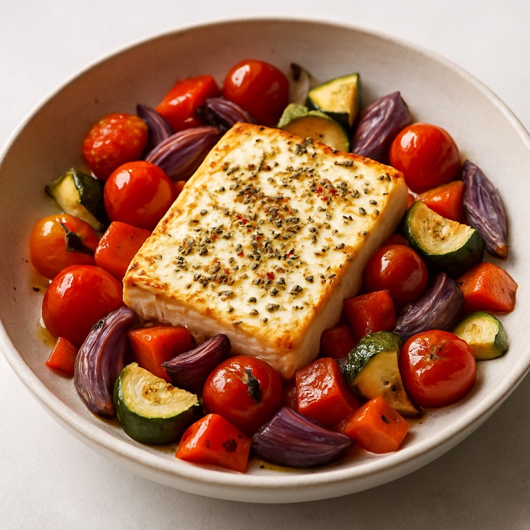 Baked Feta with Vegetables