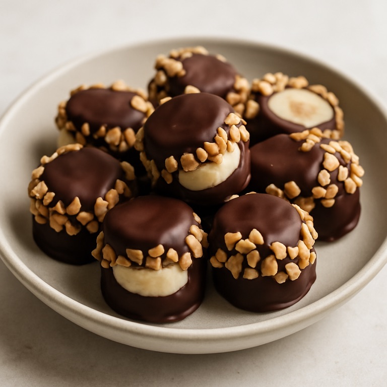 Frozen Banana Peanut Bites