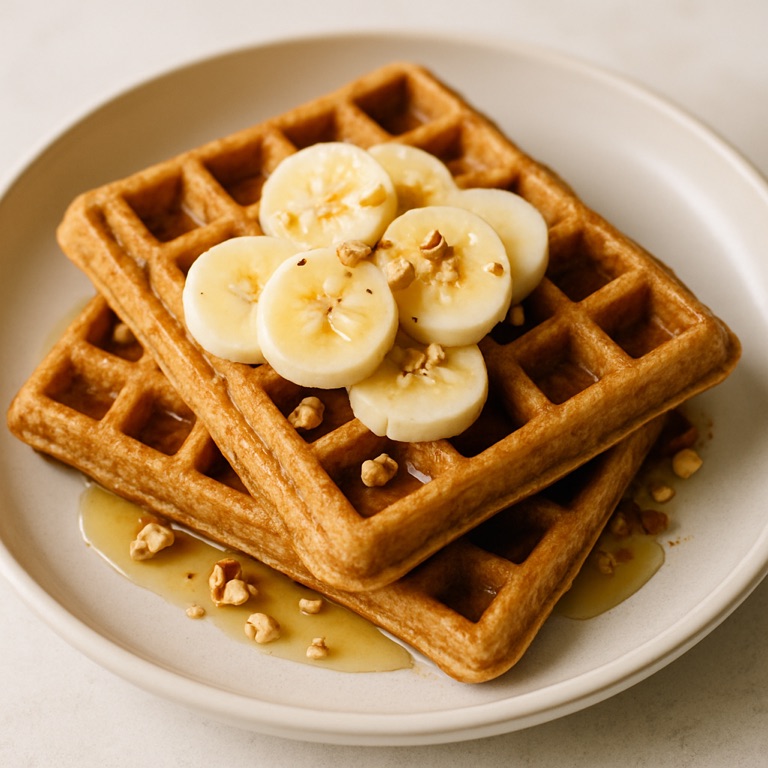 Banana Protein Waffles