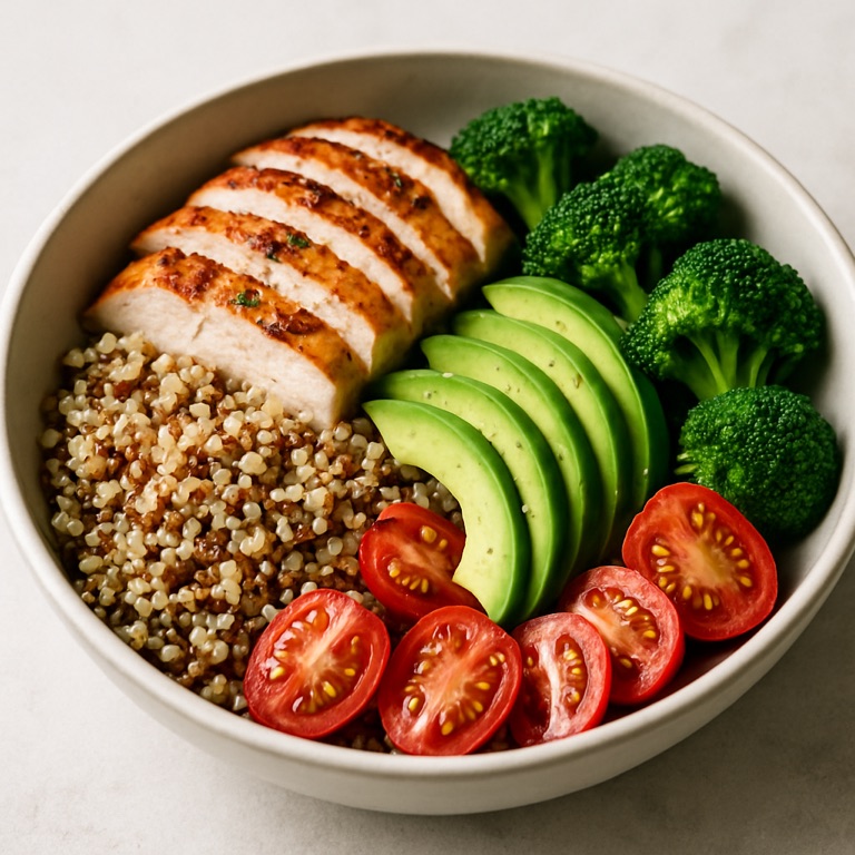 Grilled Chicken Quinoa Power Bowl
