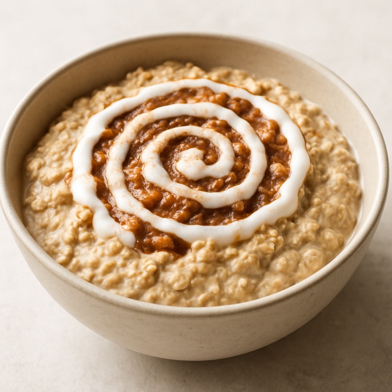 Cinnamon Roll Overnight Oats