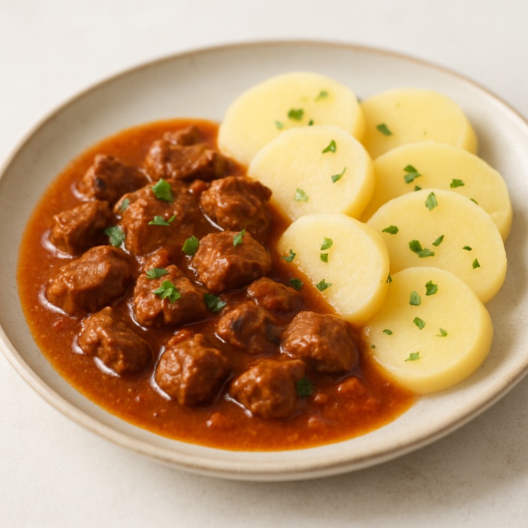 Lighter Czech Beef Goulash