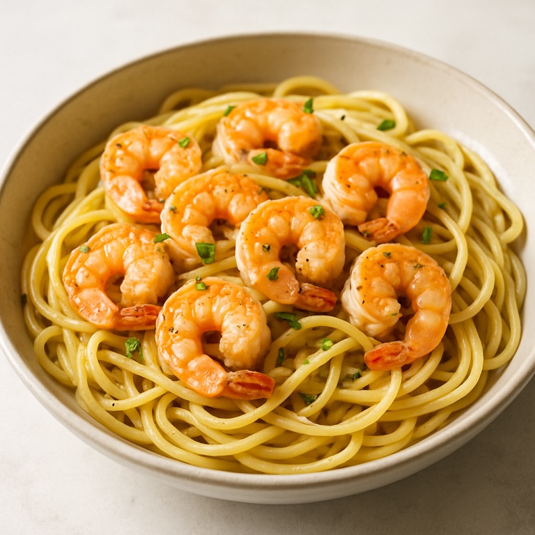 Garlic Shrimp Pasta