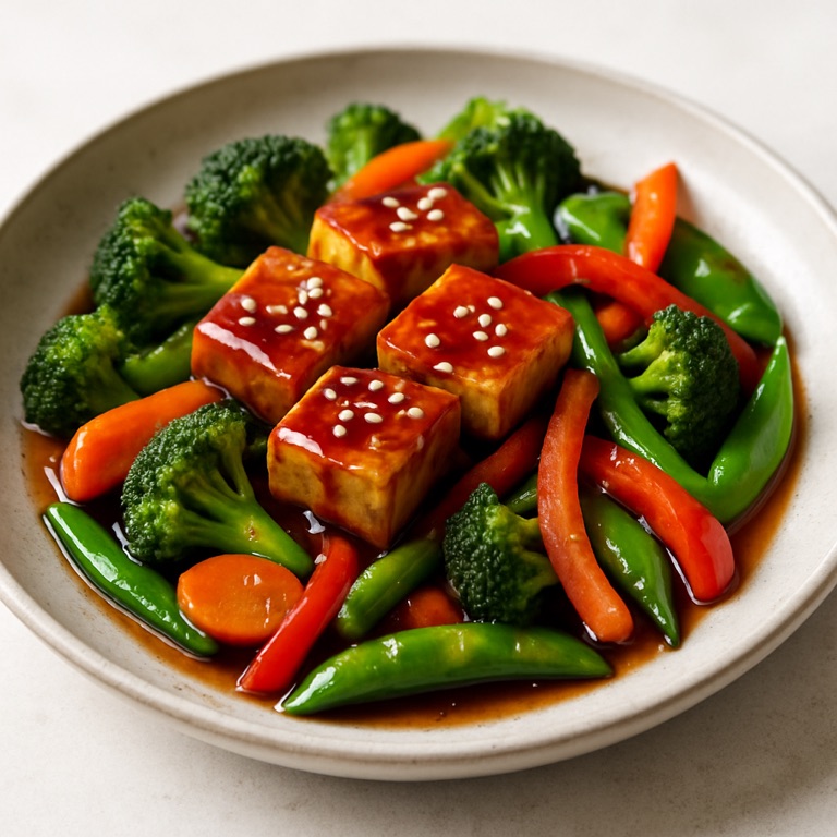 Teriyaki Tofu with Vegetables