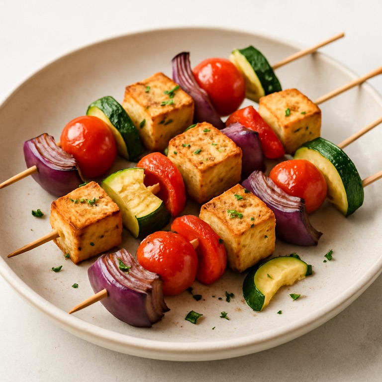 Tofu Vegetable Skewers