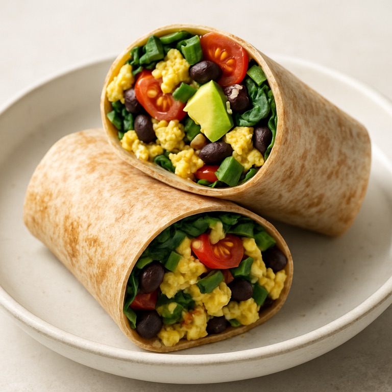 Vegetable Breakfast Burrito